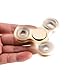 FANKUTOYS Triangle Hand Fidget Spinner Fingertip Gyro Anxiety Toy, (Gold)