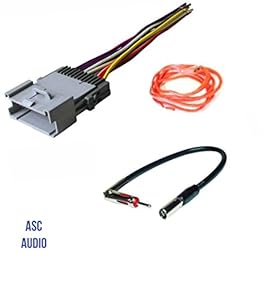 Amazon.com: ASC Audio Car Stereo Wire Harness and Antenna ... 05 uplander radio wiring 
