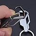 Iuhan® Fashion Black Keyfob Car Keyring Keychain Key Chain Ring Men's Business Style