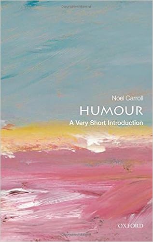 Amazon Com Humour A Very Short Introduction Very Short Introductions Carroll Noel Books