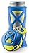 ZULU Echo Kids Vacuum Insulated Stainless Steel Water Bottle with Silicone Sleeve, 12 oz, Blue