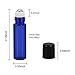 Glass Roll-on Bottles - 5ml, 12 Pack, Cobalt blue by Mavogel, Stainless Steel Roller Balls, Essential Oil Opener, Droppers, Funnels, and Labels Included