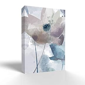 Canvas Wall Art - Abstract Lotus - Canvas Prints Home Artwork Decoration for Living Room,Bedroom - 12x18 inches
