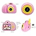 RegeMoudal  Kids Camera, Kids Digital Video Camera, 1080P FHD Kids Shockproof Video Camcorder with 2 Inch IPS Screen and 16GB SD Card, Perfect Gift Choice for kids 3-10 Years Old Boys and Girls,Pink