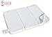 Pack N Play Cushion Foam Mattress Topper Sleeping Pad, Durable Portable fold able Mat For Kids Play. Safe Folding Children's Nap Mats, Machine Friendly Washable Cover. Includes Spacious Carry Bag