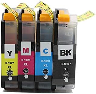 Ink,Compatible Ink Cartridges Replacement for LC103 High Yield,Use to Brother MFC-J4310DW J4410DW J4510DW J4610DW Printer,4 Pack (Black,Cyan,Magenta,Yellow)