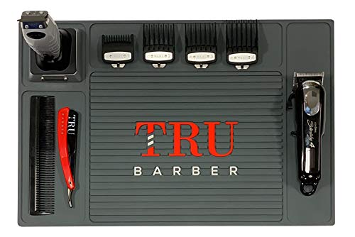 Galleon Tru Barber Organizer Mat 19 X 13 Charcoal Grey