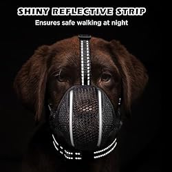 Dog Muzzle,Mesh Soft Muzzle for Small Medium Large