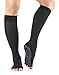 ToeSox Scrunch Women's Grip Half Toe Grip Socks (Onyx) Medium