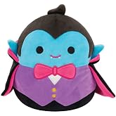 Squishmallows Official 8 inch Vanda The Neon Blue Vampire - Child's Ultra Soft Stuffed Plush Toy