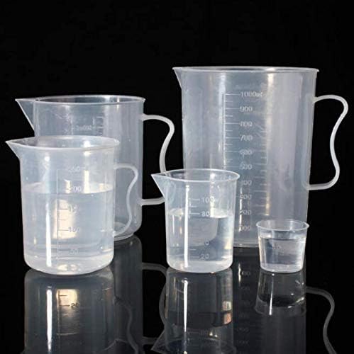 Atfipan 20ml To 1000mL Plastic Graduated Measuring Cup Jug With Spout Lab Volume Measuring Tool - 1000 mL