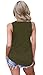 Sipaya Tank Tops for Women Plus Size Summer Tops Basic Tee Shirt Army Green L