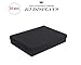 10 Pack Cotton Filled Matte Black Color Jewelry Gift and Retail Boxes Size: 7