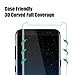 Galaxy S8 Plus Screen Protector, [Adhesive-upgraded] Full Coverage, J2cc 3D Curved Tempered Glass Screen Protector for Samsung Galaxy S8+ (Not fit Galaxy S8) (1-Pack)