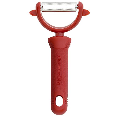 Messermeister ProTouch Serrated Swivel YPeeler, Red Pricepulse