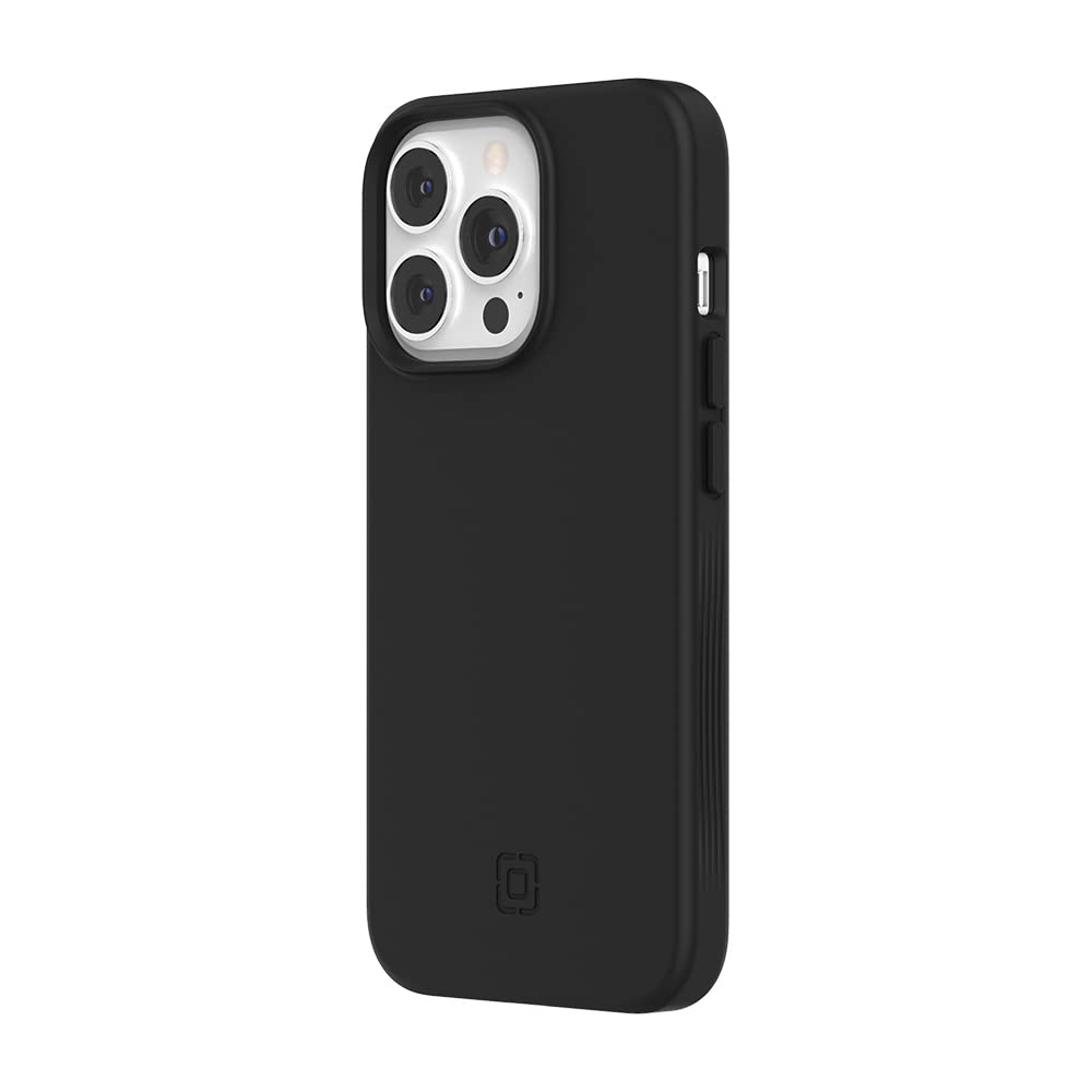 Incipio Organicore Case Compatible with Apple iPhone 13 Pro [100% Compostable & Vegetable Materials] I 2.4 m Drop Resistant I Qi & MagSafe Compatible I Slim Case Design black