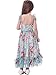 Bonny Billy Girls' Spaghetti Straps Casual Bohemian Beach Maxi Long Dress 5-6 Years Aqua