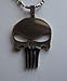 THE PUNISHER SKULL PENDANT NECKLACE 316L STAINLESS STEEL UNISEX HARLEY BIKER