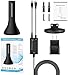 [Latest 2020] Amplified HD Digital TV Antenna, 130+Miles Long-Range Reception Indoor HDTV Antenna with Amplifier, Support 4K 1080P VHF UHF TV Channels, Works for Fire tv Stick