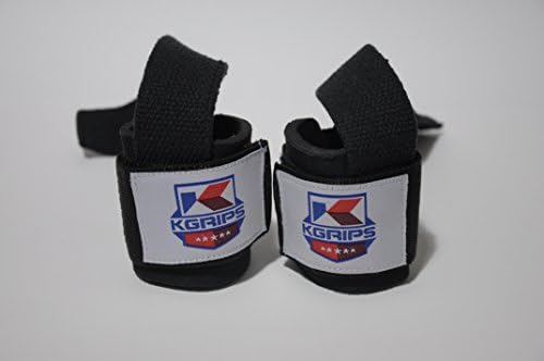 KGrips - Lifting Straps With Neoprene Padded, Best Support, Powerlifting & CrossFit, Bodybulding, MMA, Weightlifting