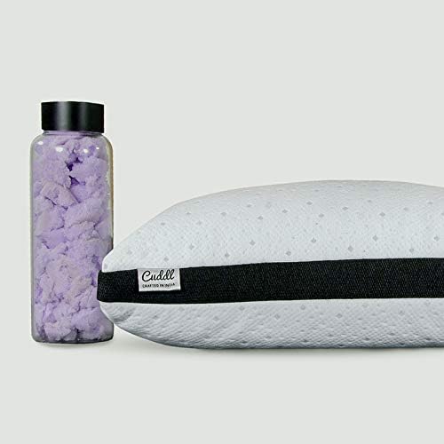 Cuddl Pillow w/Adjustable Orthopedic Memory Foam Fill (Pack of 1)