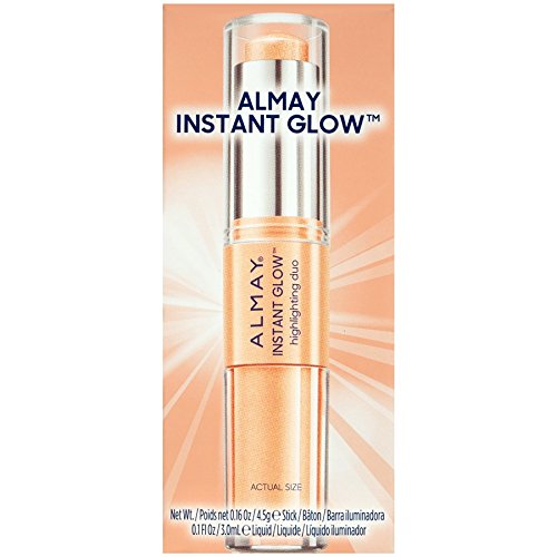 Almay Instant Glow Highlighting Duo, Nude Glow, 0.1 Fluid Ounce