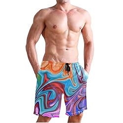 Aluy's boutique Men's Summer Cool Swim Trunks Quick