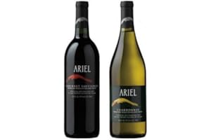 Ariel Non-alcoholic Wine Two Pack - Includes Ariel Cabernet and Ariel Chardonnay