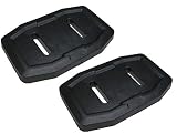 Set of 2 Genuine Husqvarna 583838801 Composite Skid Shoe OEM with Hardware
