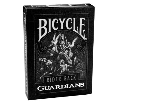 Theory11 Bicycle Guardian Playing Cards (Black, 3.5 x 2.5-Inch)