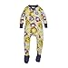 Burt's Bees Baby Baby Boys Sleeper Pajamas, Zip-Front Non-Slip Footie PJs, Organic Cotton