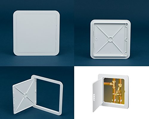 Timloc AP300 305mm x 305mm Large White Plastic Access Panel Hinged