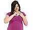 Kindred Bravely Davy Ultra Soft Maternity & Nursing Pajamas Sleepwear Set (Berry, Medium)