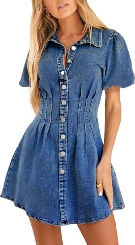 denim off the shoulder shirt dress Off-Shoulder Tie-Front Denim Dress Light Blue / M