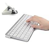 MOTONG Ultra Slim Mini Bluetooth 3.0 Wireless Keyboard with Portable Stand for Apple iPad Air,iPad mini,iphone iPhone 6s,Samsung,HTC,and other Smartphones and Tablets.