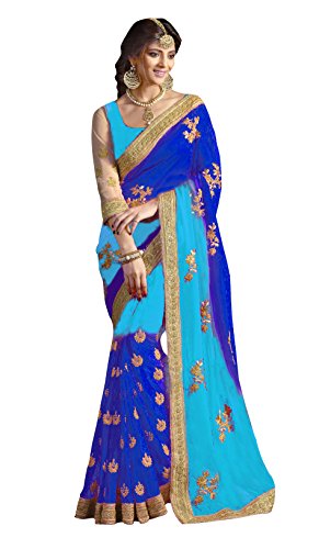 Indian/ pakistani women designer party wear georgette designer sa…