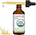 Pure Castor Oil, 2 oz. Best 100% USDA Organic Cold Pressed Moisturizer For Hair, Face, Skin and Nail Growth - Guaranteed