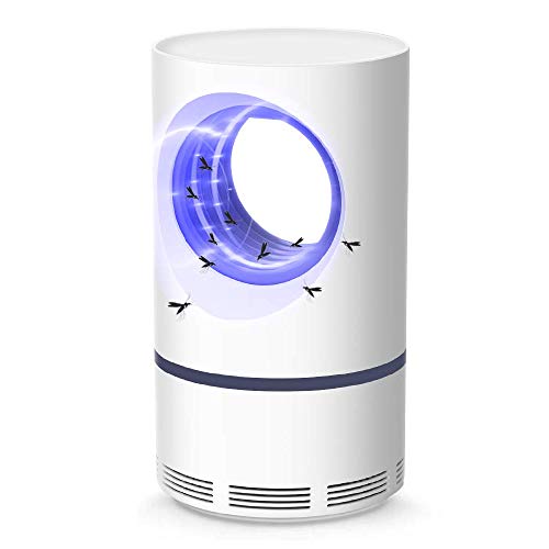 Liecho Mosquito Killer Lamp LED Lamps Mini Home Indoor USB Powered Anti Fly Bugs Insects (White)