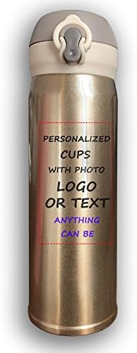 Personalized Stainless Steel Vacuum Thermos-Add Pictures,logo,or Text To Our Custom Cup Insulated Travel Mug Family Friend Lover Girlfriends Brothers Christmas Gift Valentine's Day Birthday Present