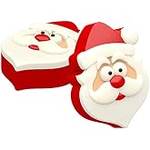 SpinningLeaf Santa Sandwich Cookie Chocolate Candy Mold