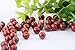 Natural Stone Beads 100pcs 8mm Round Red Jasper Genuine Real Stone Beading Loose Gemstone Hole Size 1mm DIY Charm Smooth Beads for Bracelet Necklace Earrings Jewelry Making (Red Jasper)