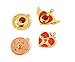 Sailor Moon Sailor Pretty Moon Guardian 12pcs Cosplay Keychain Necklace Toy,Golden,one size