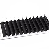 Eyelash Extensions 0.20 D Curl 16mm Eyelash Extension 3D False Eyelashes Lash Extension Natural Faux Mink Eyelash Extension Supplier Single Length Salon Perfect Use by EYEMEI (0.20-D-16mm)