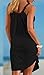 Fashion Mini Dress Dresses for Women Sleeveless Stretchy Comfy Soft Lightweight Beach Cover Up Size XL Black