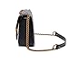 Quilted Purse Gold Metal Letters Shoulder Bag Leather Crossbody Lattice Handbag for Women &Girls Fashion (Large Black)