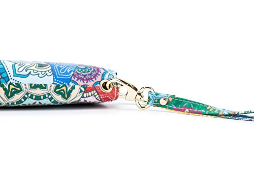 LOVESHE Women wallet Kaleidoscope Bohemian wristlet Clutch wallets - Thumbnail 6
