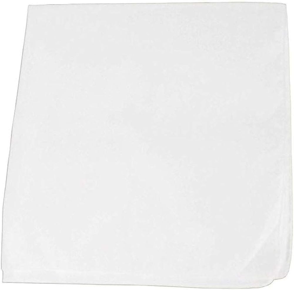 50 Pack Daily Basics Solid 100/% Cotton 22 x 22 Bandanas by M.H.I.