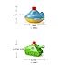 BESTRY-US Baby Bath Toys Bathtub toys for Toddlers Floating Squirt Boat Bath Toy Set for Boys and Girls,BPA Free,4 Pack