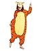 Sweetdresses Adult Unisex Animal Sleepsuit Kigurumi Cosplay Costume Pajamas (Large, Tigger)