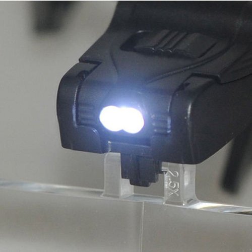 image for Better Line Professional Lighted Magnifier Visor - 5 Lenses Glass 1.0X
